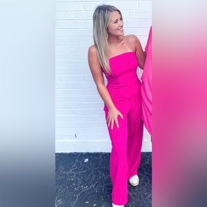 Pink Jumpsuit